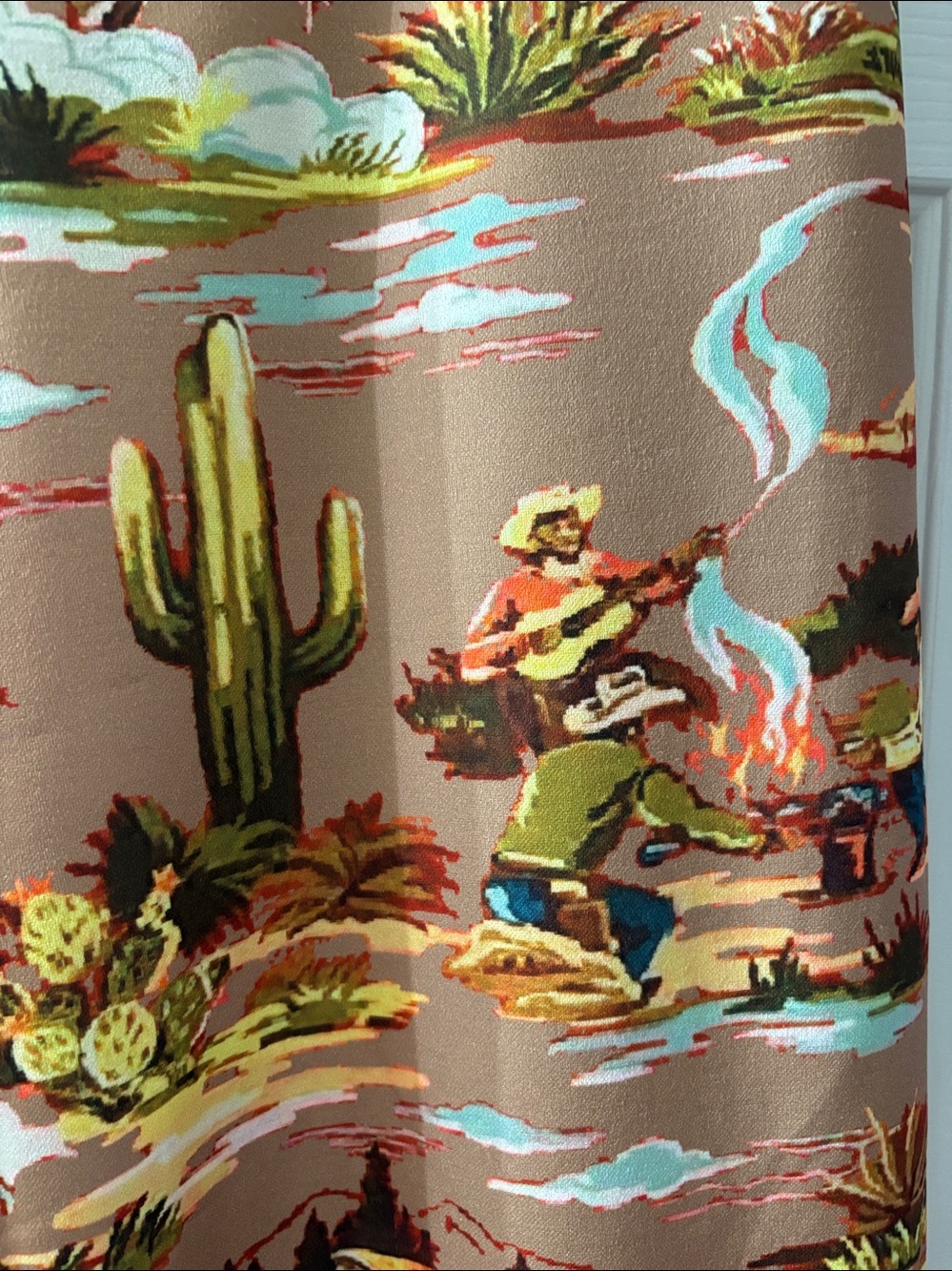 TURQUOISE HAVEN VINTAGE WESTERN TROUSER PANT - Picture 5 of 9